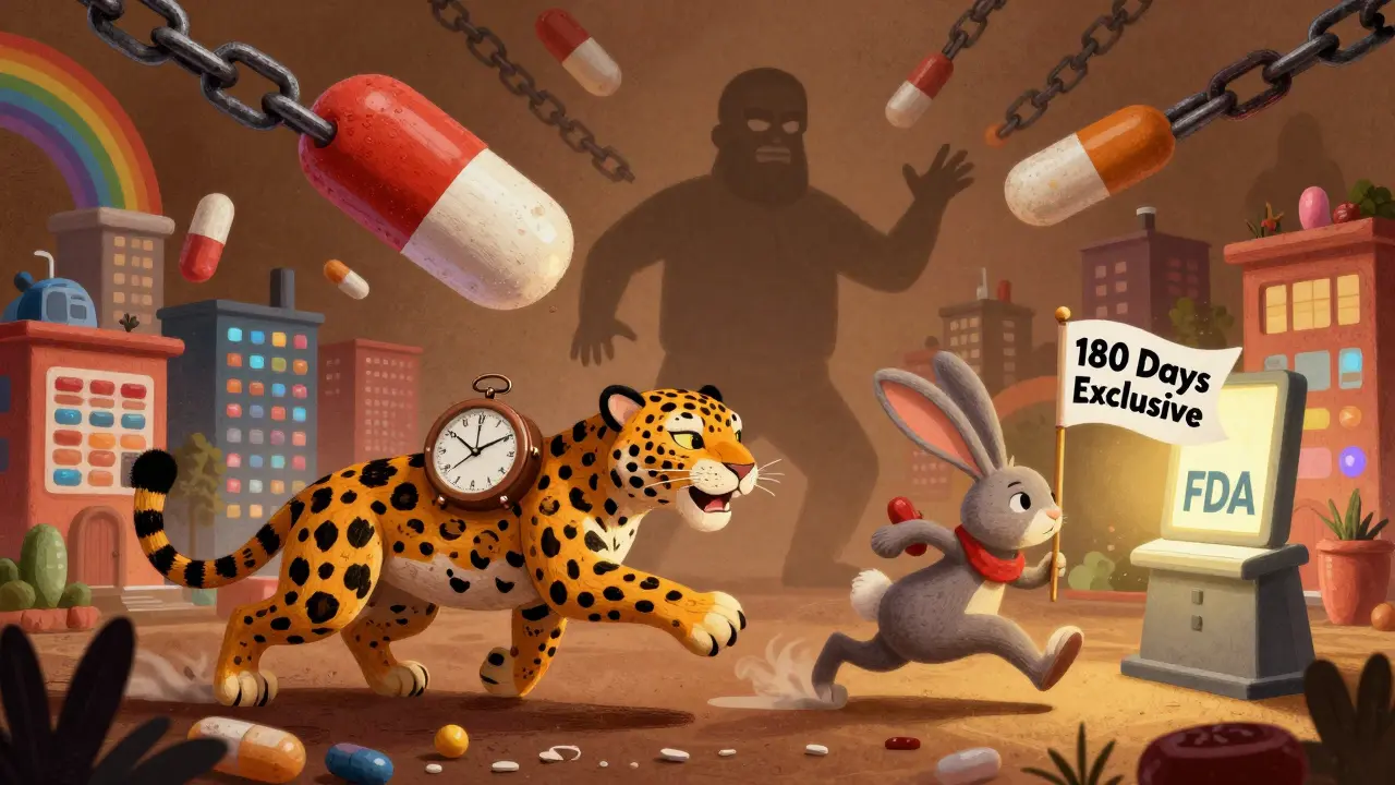 Due creature alebrije in corsa verso un checkpoint FDA per l'esclusiva di 180 giorni.