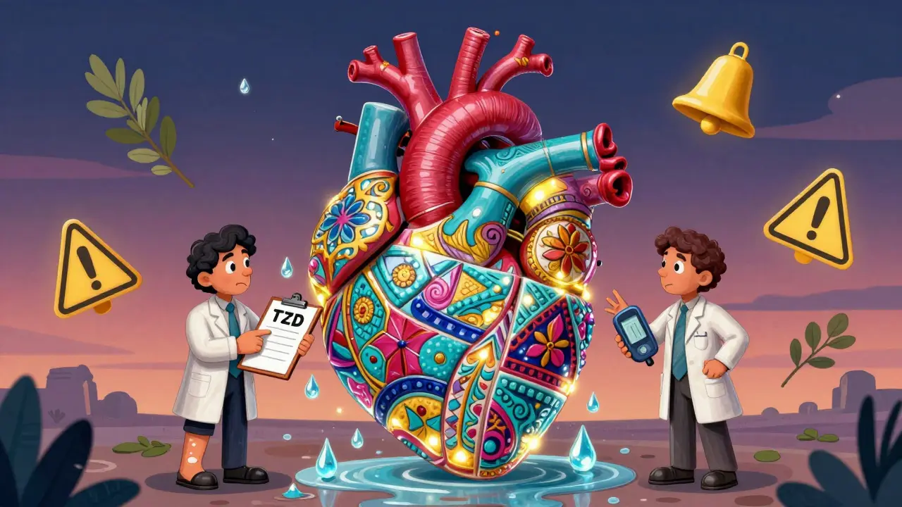 Thiazolidinedioni e Insufficienza Cardiaca: I Rischi di Ritenzione Idrica