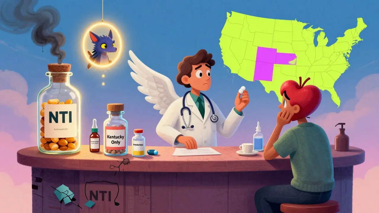 Leggi statali sulla sostituzione dei farmaci NTI: differenze in tutto il USA