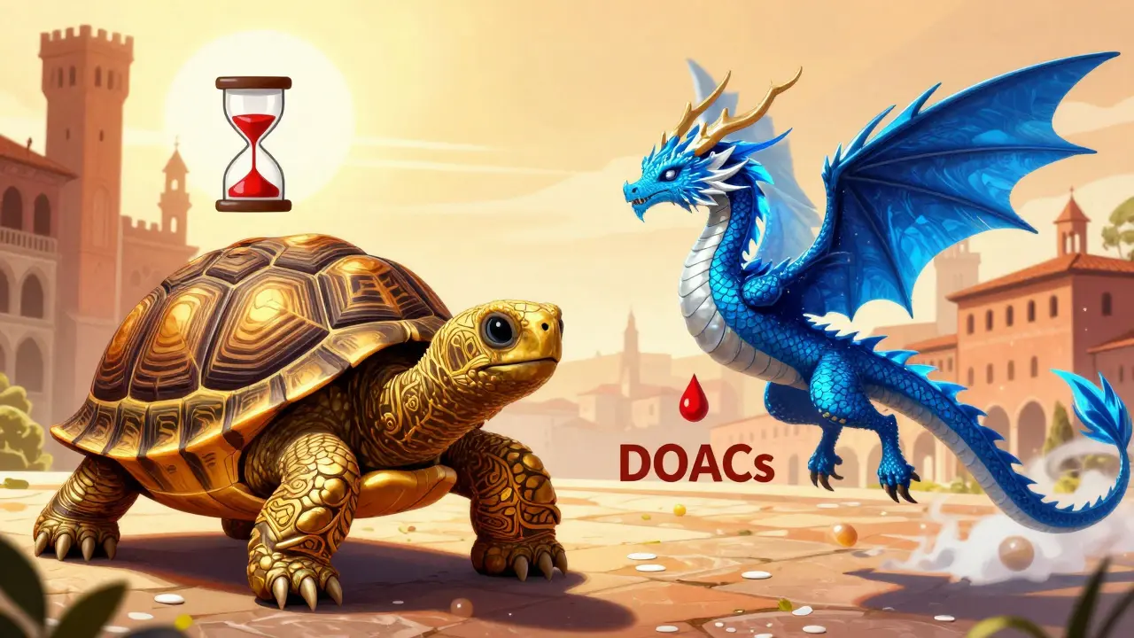 Anticoagulanti: Warfarin vs DOAC e Agenti di Reversione
