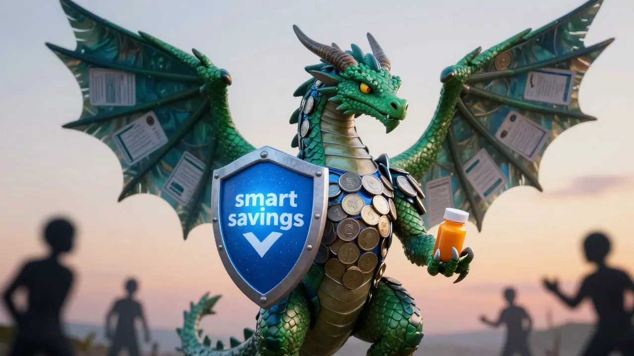Drago alebrije protettivo contro farmaci contraffatti e truffe